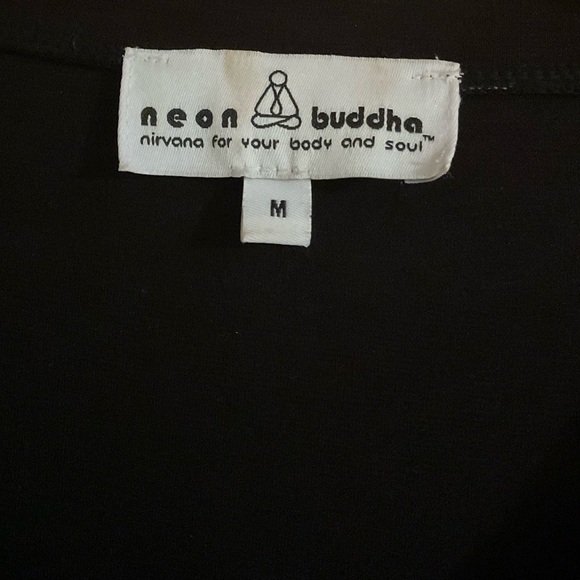 Neon Buddha Black Tunic - Picture 2 of 3